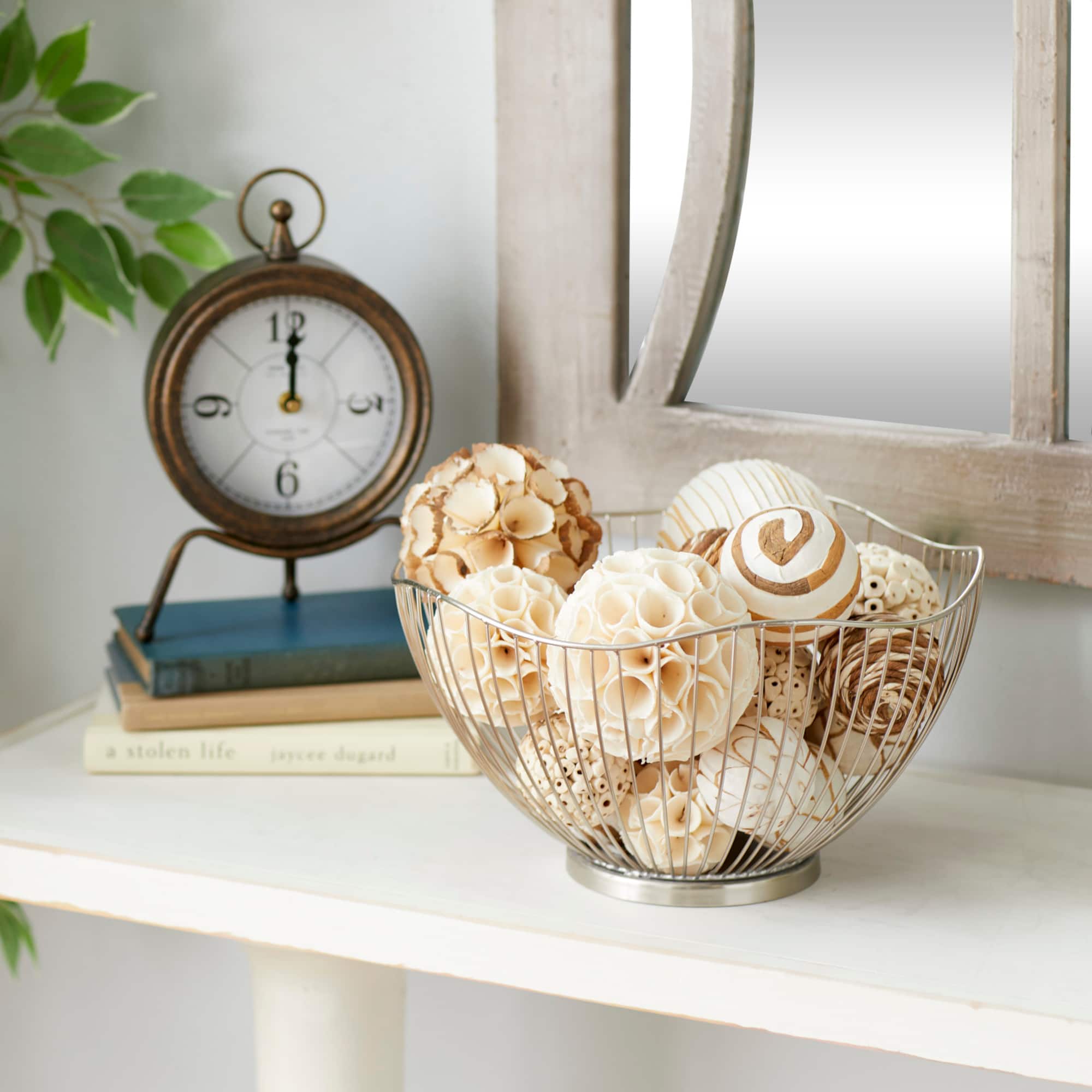 Brown Dried Flowers Natural Orbs & Vase Filler, 2ct.